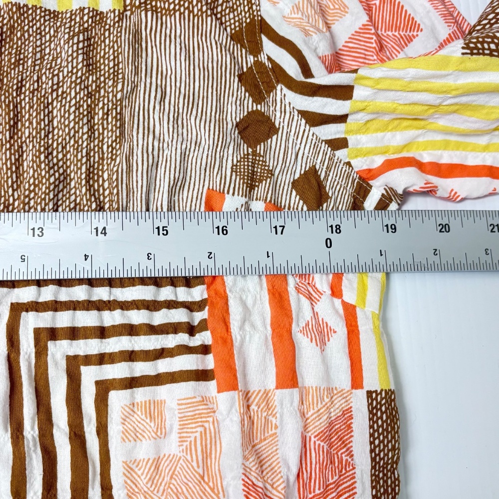 J. MCLAUGHLIN LADIES BUTTON DOWN PATTERN. SIZE M - image 8